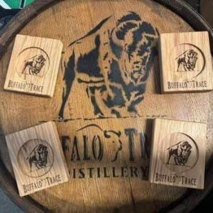 Custom Hickory Coasters
